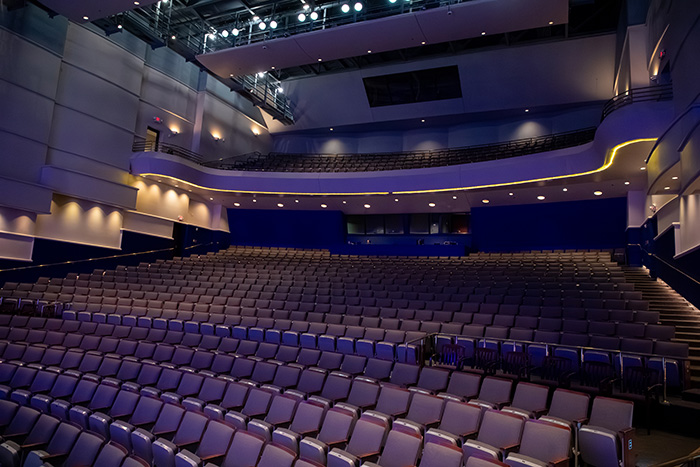 Picture of the seating area inside of the center